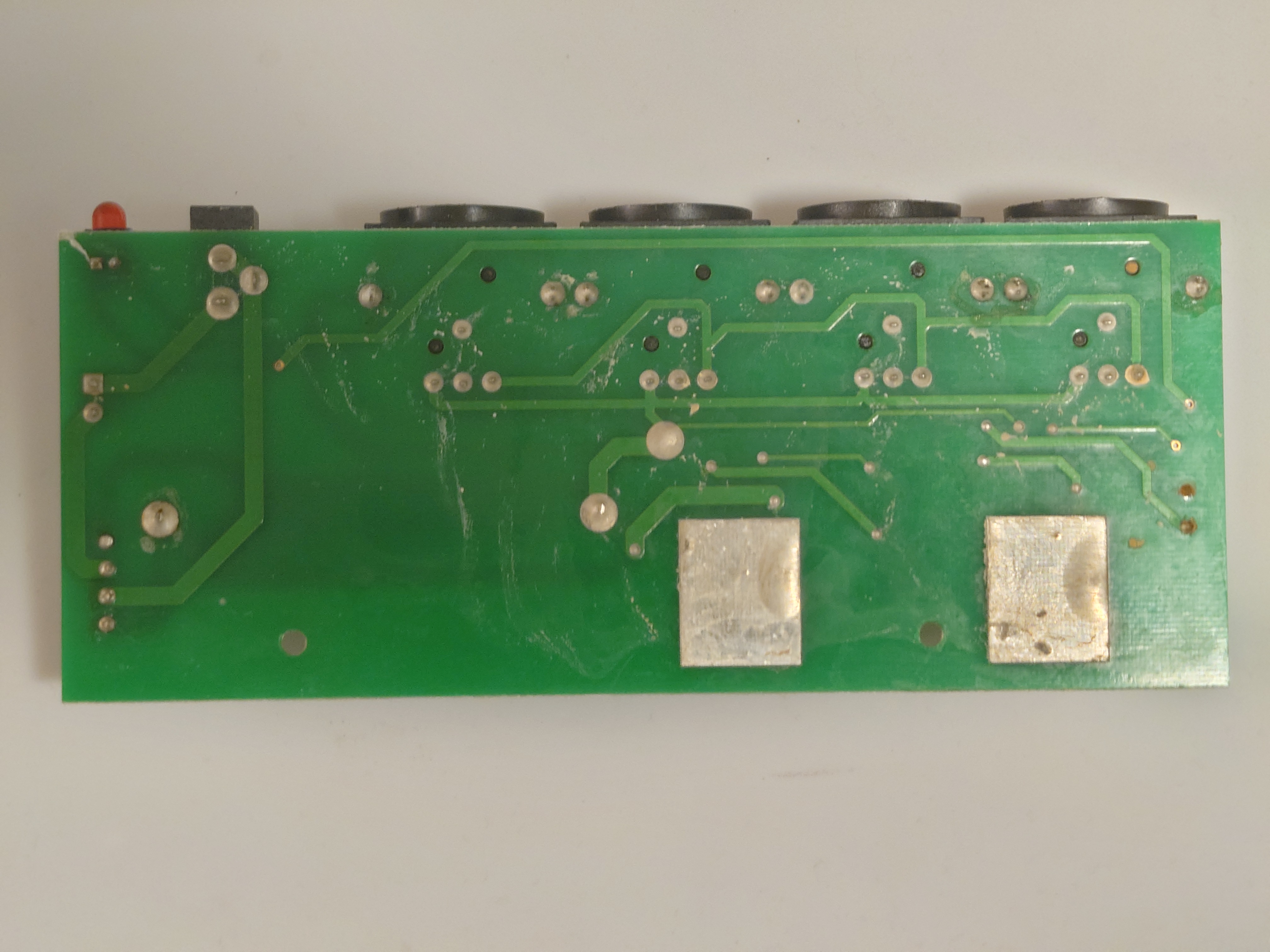 bottom view of PortaCom PC-2000 pcb