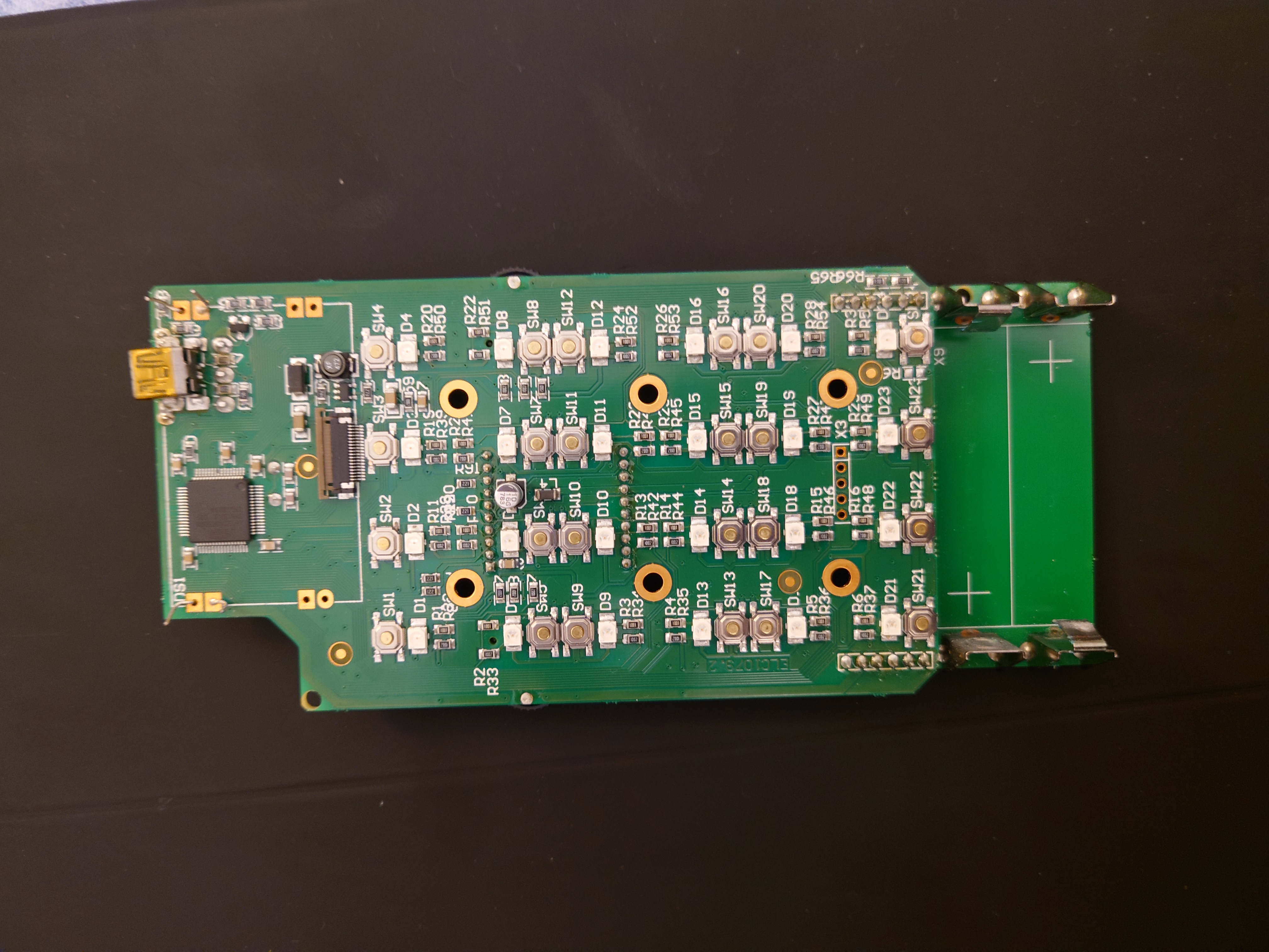 top view of Radio Focus Unit pcb