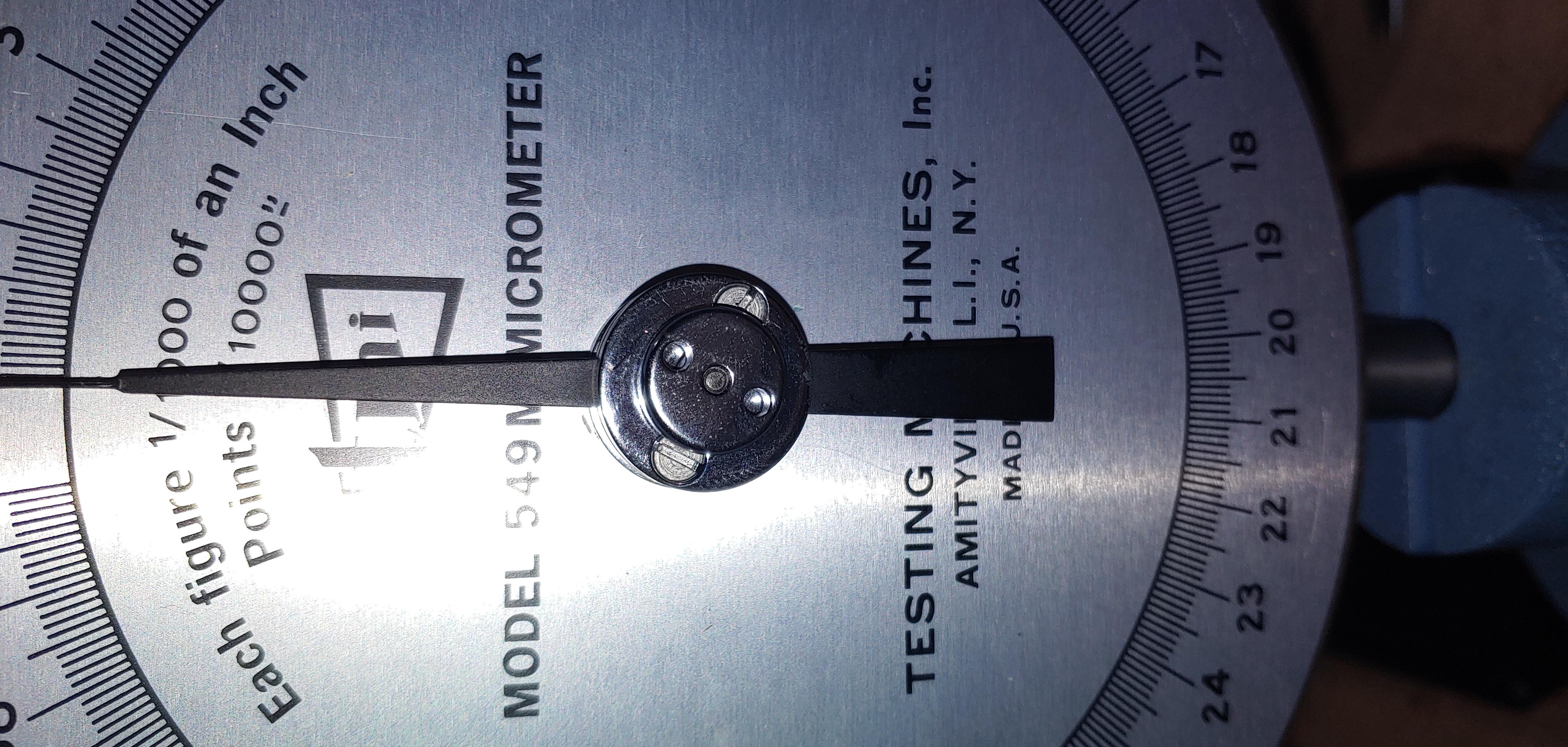 front view of a 549 Micrometer